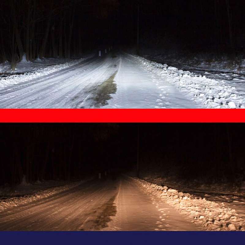 2Pcs Super Bright F6 Car 12000Lm Csp Car Headlights Led Headlights for High/Low Beam Headlights Fog