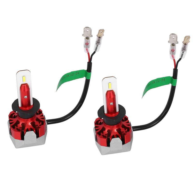 2Pcs Super Bright F6 Car 12000Lm Csp Car Headlights Led Headlights for High/Low Beam Headlights Fog