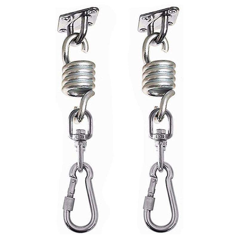 2pcs Swivel Hooks for Hammock Swing Chairs Stainless Steel Hanging Accessories Kit for Ceiling/indo