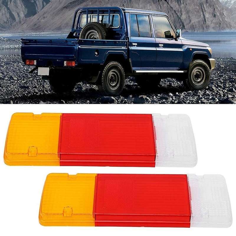 2Pcs Taillight Cover Vehicle Tail Light Shade Cover LH+RH for 2005-2011 70 75 78 79 Series