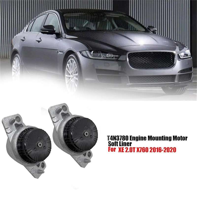 2Pcs T4N3780 Engine Motor Mount Bracket for XE 2.0T X760 2016-2020 Soft Liner Support Transmission M