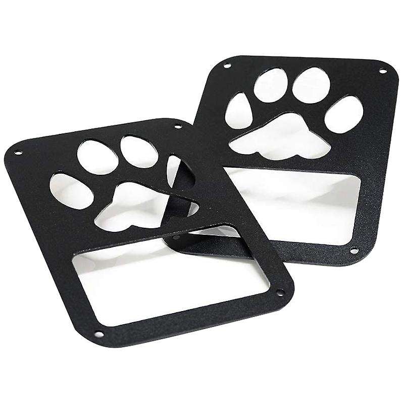 2Pcs Tail Light Cover Guard" Dog " for 2007-2018 Wrangler JK Unlimited Taillights- Pair