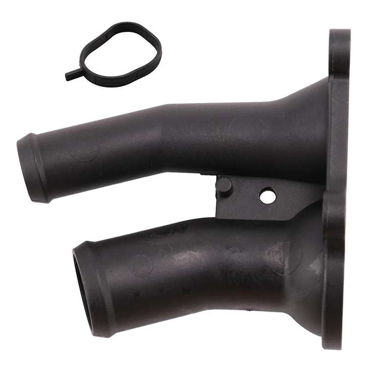 2pcs Thermostat Housing Coolant Flange Fit for C-max Focus Mondeo Fiesta 2001-2012 1707050 2s6g-9k47