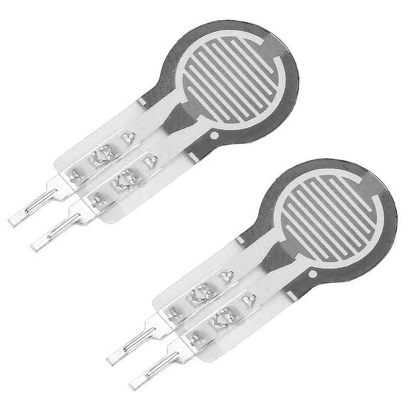 2Pcs Thin Film Pressure Sensor High Precise Force-Sensitive Resistor Force Sensor Pressure Sensor Re