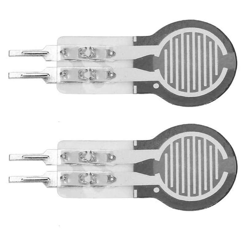 2Pcs Thin Film Pressure Sensor High Precise Force-Sensitive Resistor Force Sensor Pressure Sensor Re