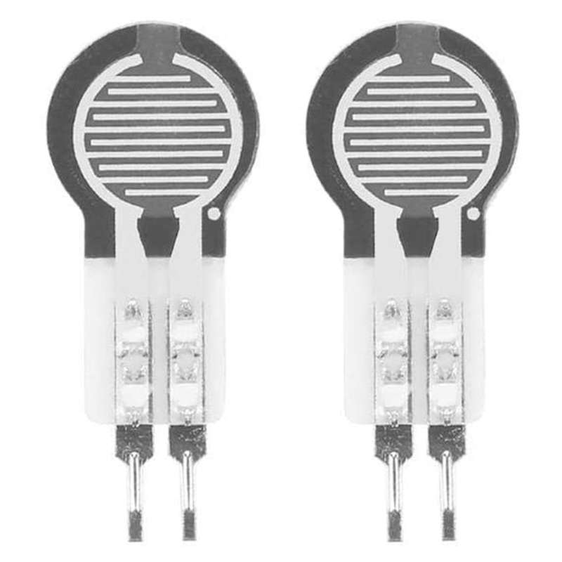 2Pcs Thin Film Pressure Sensor High Precise Force-Sensitive Resistor Force Sensor Pressure Sensor Re