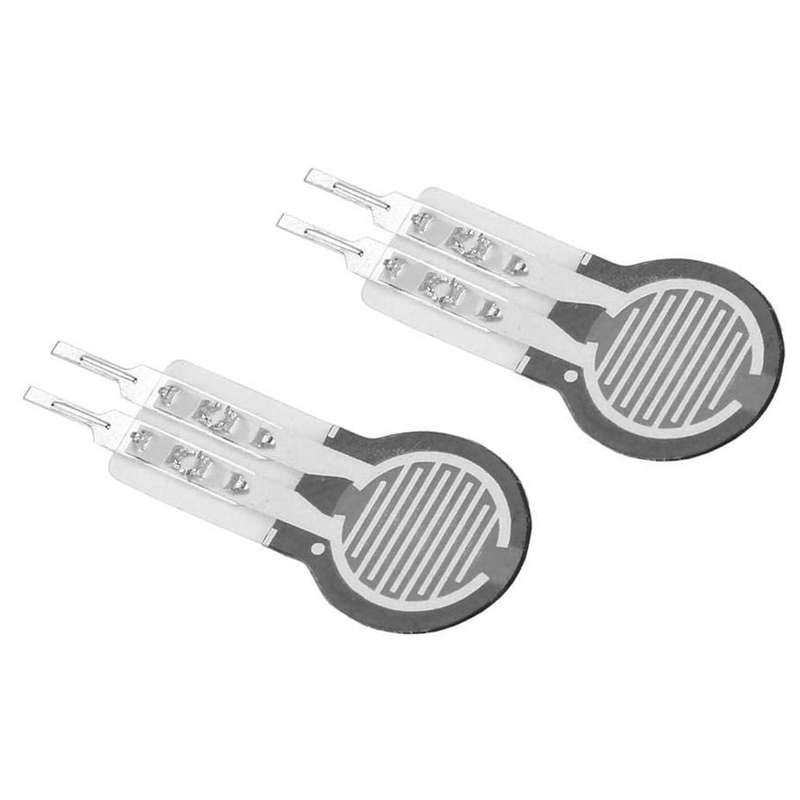 2Pcs Thin Film Pressure Sensor High Precise Force-Sensitive Resistor Force Sensor Pressure Sensor Re