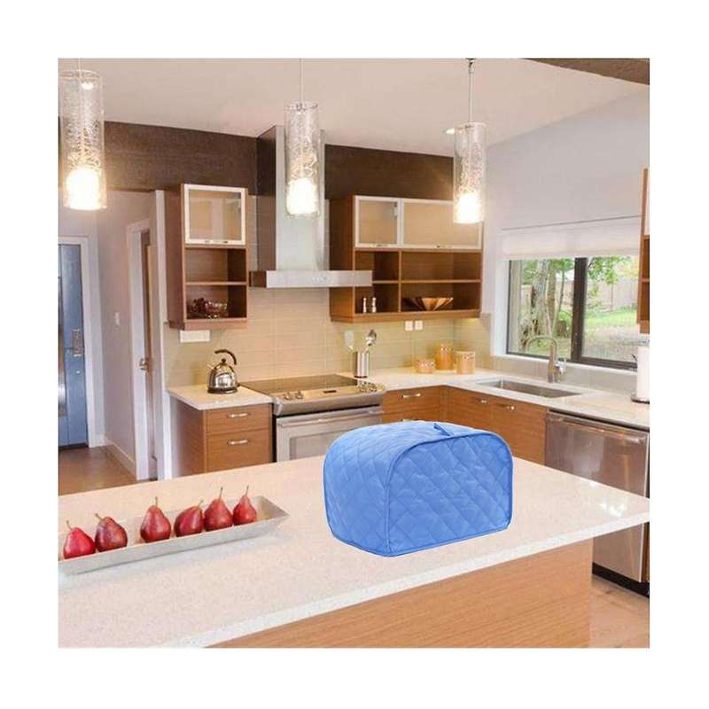 2pcs Toaster Cover-ups Case Striped Baking Machine Dust Cover Kitchen Bakeware Storage Bag Organize