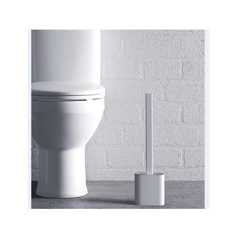 2pcs Toilet Brush and Holder -toilet Brush&ventilated Holder Toilet Bowl Brush with Handle for Bath