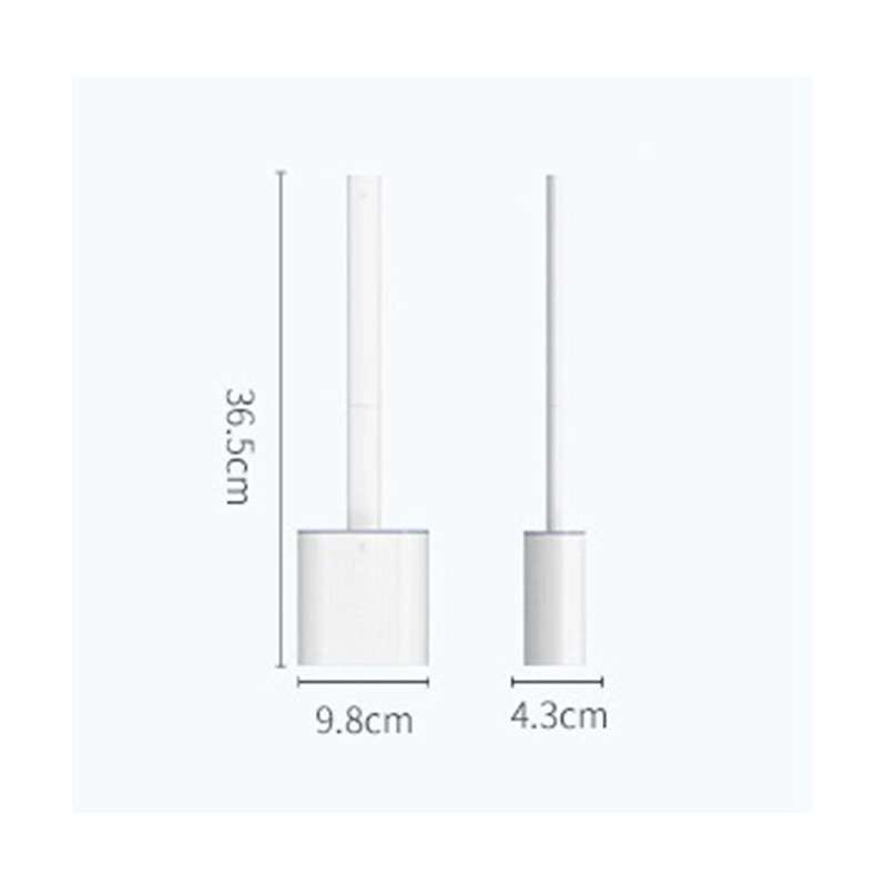 2pcs Toilet Brush and Holder -toilet Brush&ventilated Holder Toilet Bowl Brush with Handle for Bath