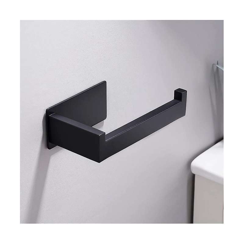 2pcs Toilet Paper Holder No Drilling Self-adhesive Stainless Steel Holder Holder Paper Holder