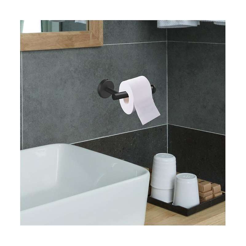 2pcs Toilet Paper Holder Bathroom Kitchen Washroom Wall Mount 304 Stainless Steel Brushed Drill Scr