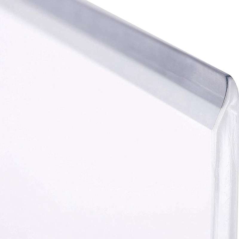 2pcs Transparent Acrylic Bookends L- Bookshelf