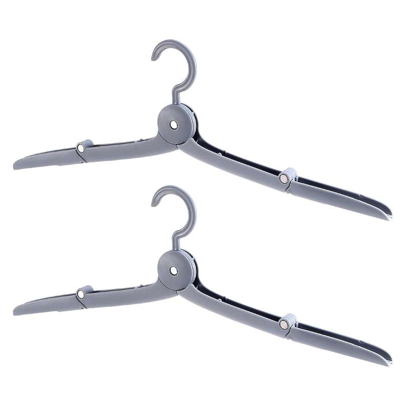 2pcs Travel Portable Folding Hanger Multi-functional Travel Hanger Camping Travel Clothing Hangers