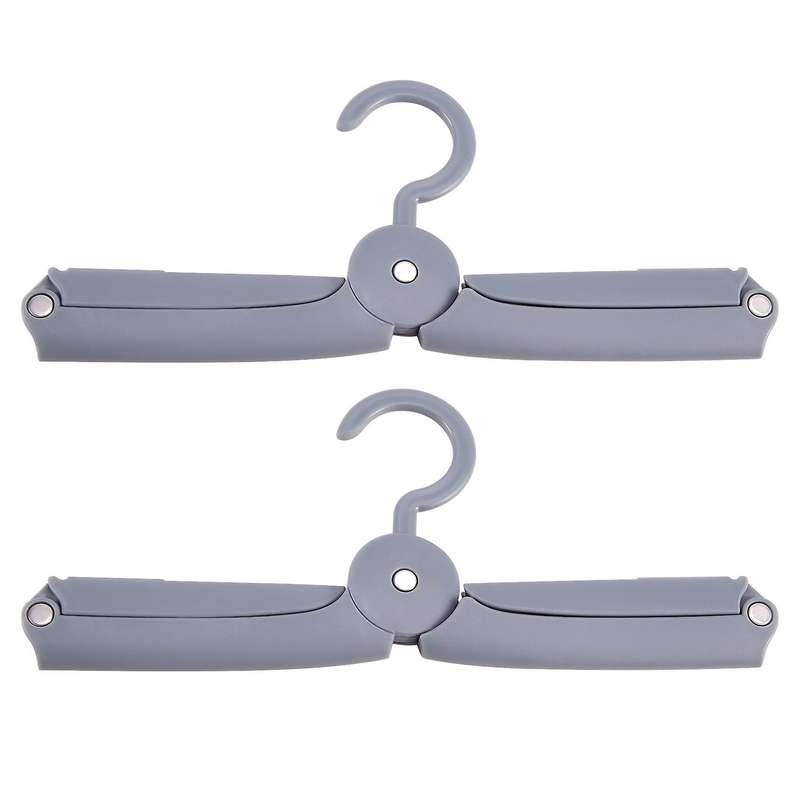 2pcs Travel Portable Folding Hanger Multi-functional Travel Hanger Camping Travel Clothing Hangers