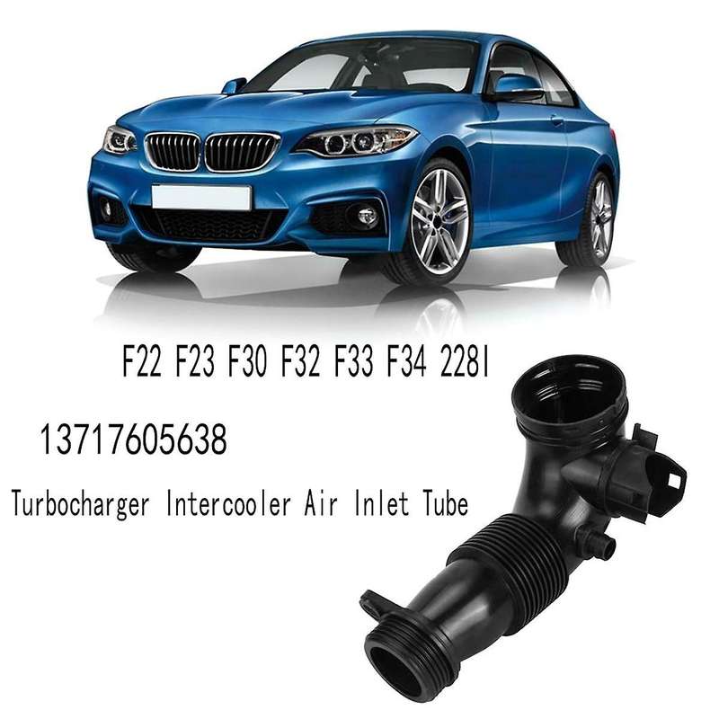 2pcs Turbocharger Intercooler Air Inlet Tube Air Intake Tube Pipe for F22 F23 F30 F32 F33 F34 228i 1