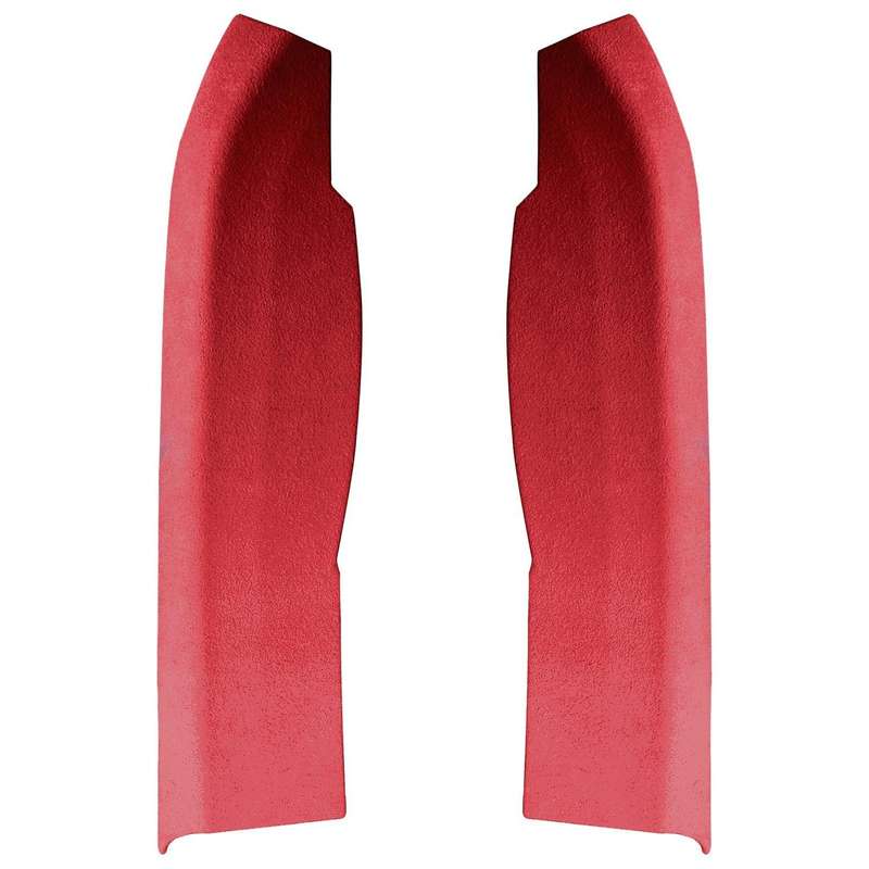 2Pcs Turn Fur Car Control Central Control Decoration ABS Cover Auto Sticker for BRZ 86 2013-2020 Red