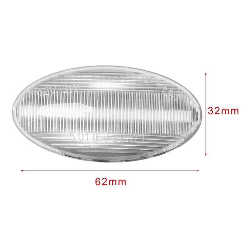 2Pcs Turn Signals Light Water Blinker Led Side Marker Light for II 2014 2015 2016 2017 2018 2019