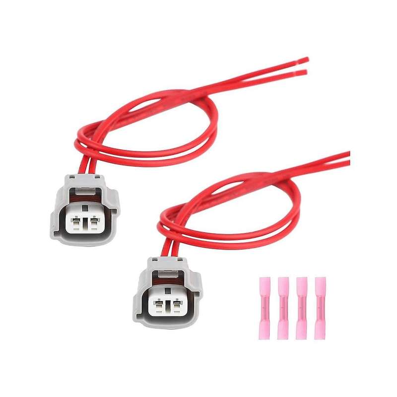 2pcs Turn Signal Light Connector Harness 2 Way for 90980-11019