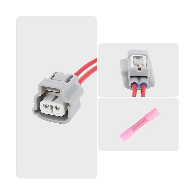 2pcs Turn Signal Light Connector Harness 2 Way for 90980-11019