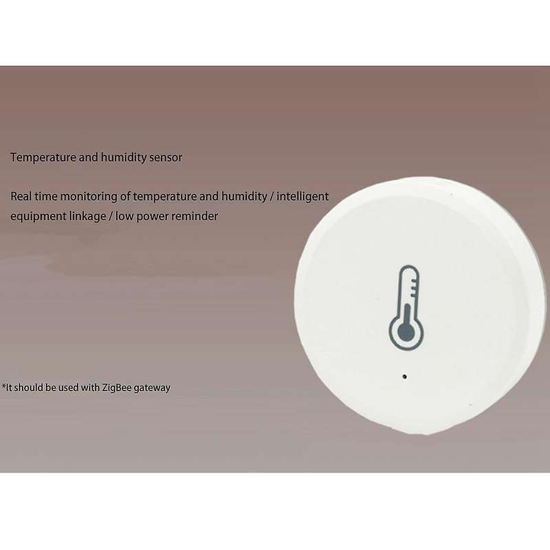 2PCS Tuya ZigBee3.0 Temperature and Humidity Sensor for Alexa Google Assistant and Tuya Zigbee Hub S
