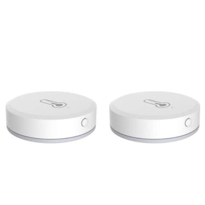 2PCS Tuya ZigBee3.0 Temperature and Humidity Sensor for Alexa Google Assistant and Tuya Zigbee Hub S