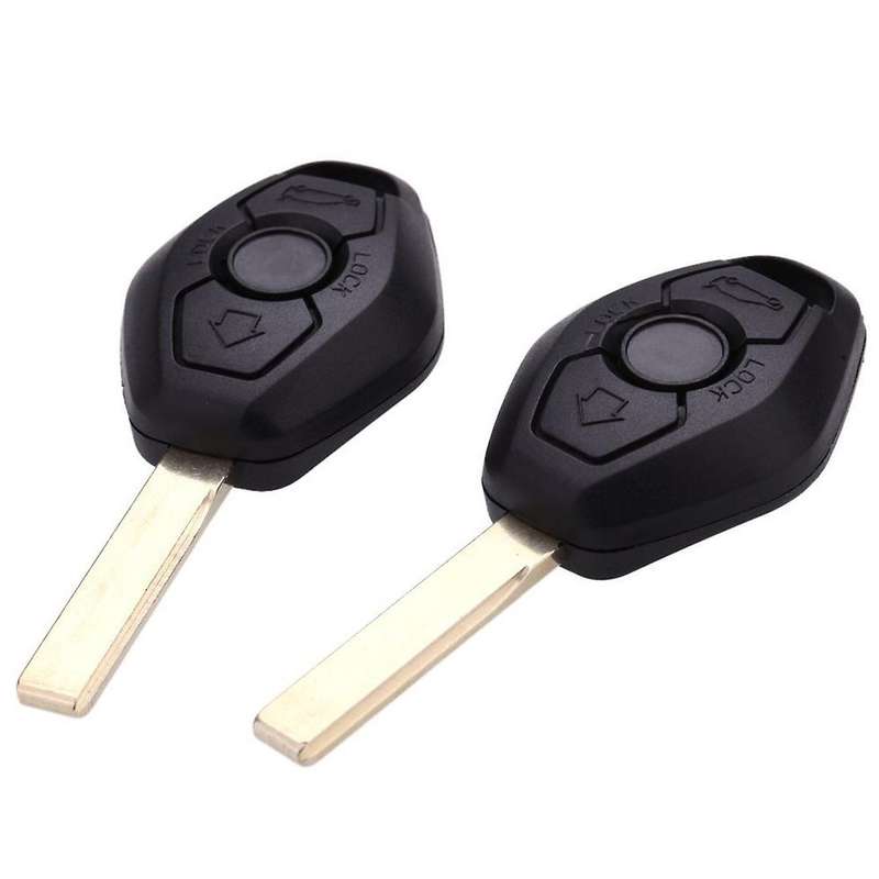 2pcs Uncut Car Replacement Remote Key Shell Case for 1 3 5 6 7 X3 X5 E53 E46 E39 E60 Z4
