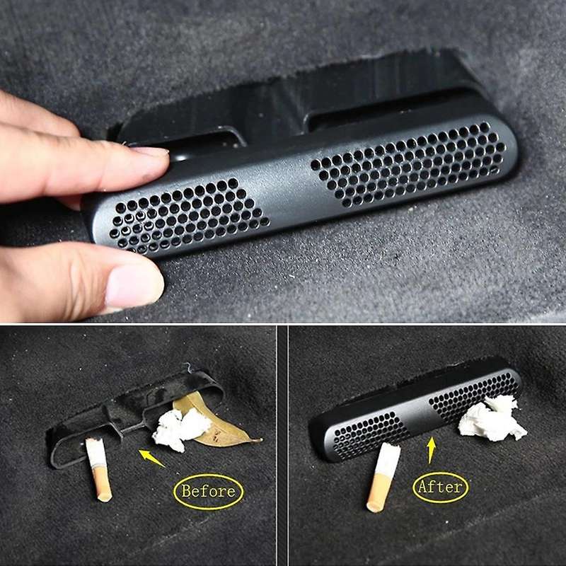 2Pcs Under Seat Auto Car Air Outlet Cover Protective Grille Conditioning Vent Dustproof Trim Interio