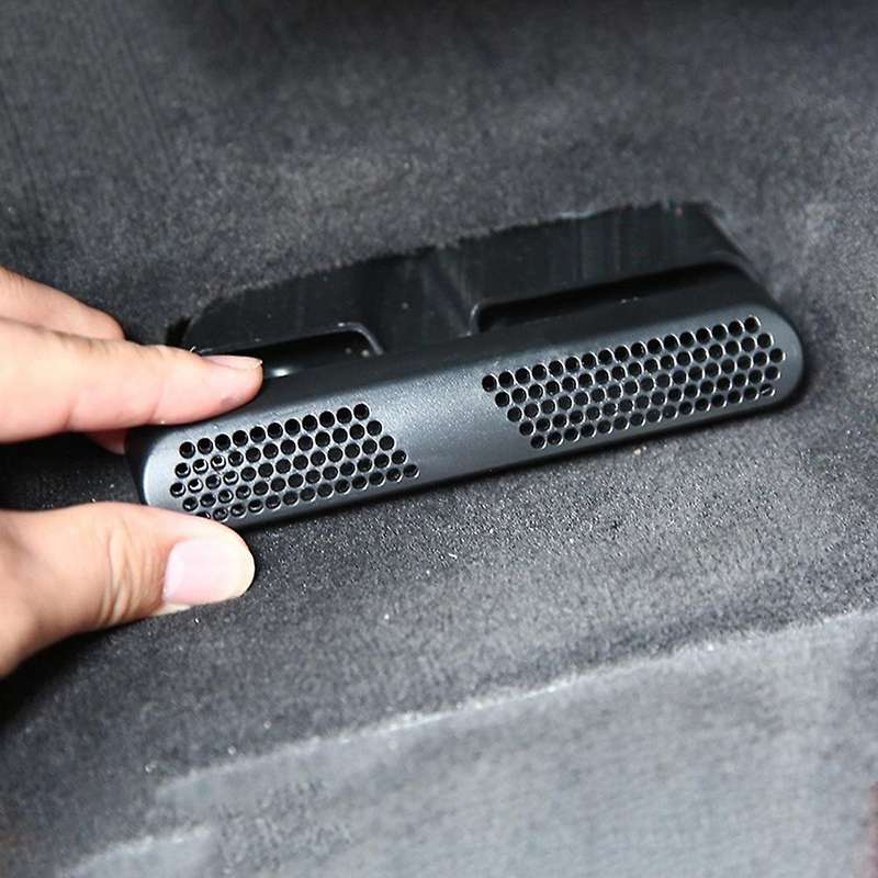 2Pcs Under Seat Auto Car Air Outlet Cover Protective Grille Conditioning Vent Dustproof Trim Interio
