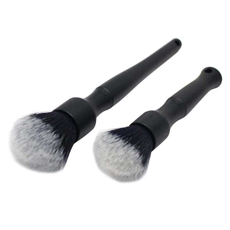 2PCS Ultra-Soft Detailing Brush Set Scratch-Free Cleaning for Exterior Interior Panels Emblems, Badg