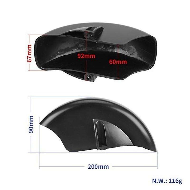 2Pcs Universal 8 Inch Electric Scooter Front Back Mudguard for Sealup E- Parts