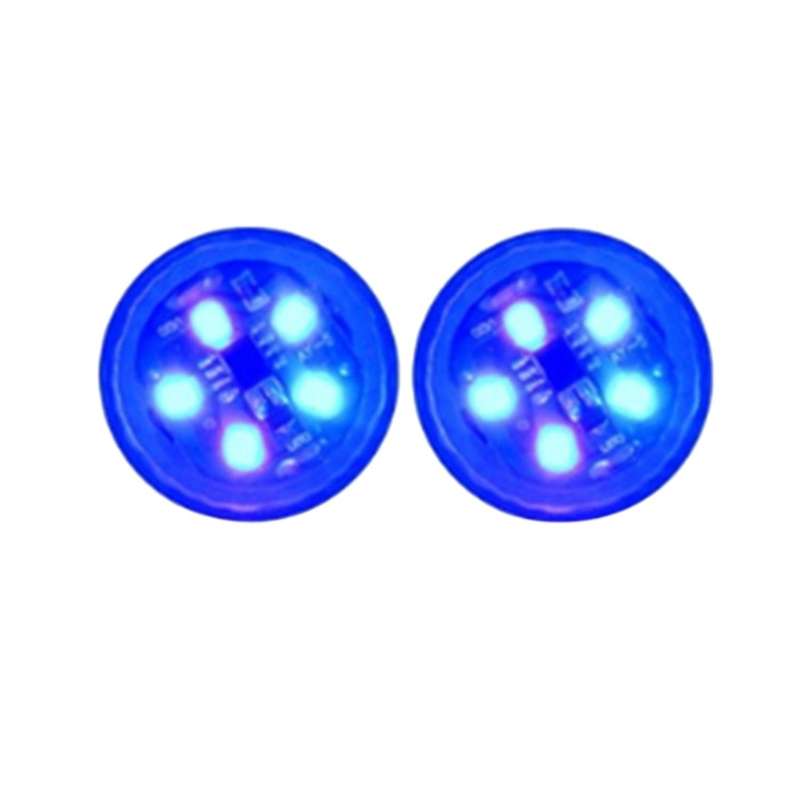 2Pcs Universal Car Door Opening Projector Warning Lights Signal Light Open Door Anti-Collid Blue