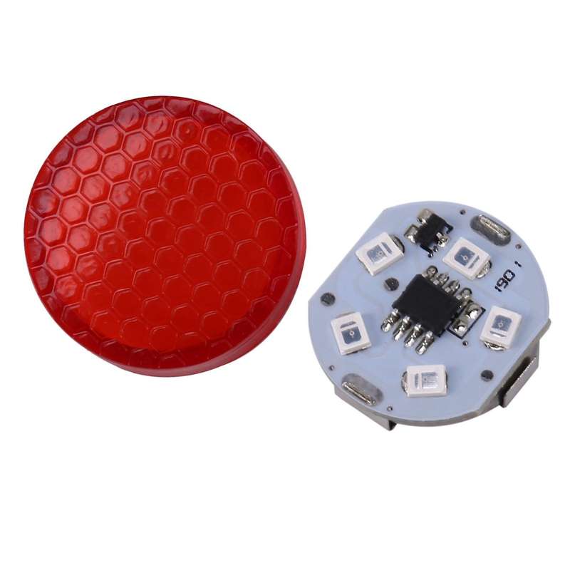 2Pcs Universal Car Door Opening Projector Warning Lights Signal Light Open Door Anti-Collid Red
