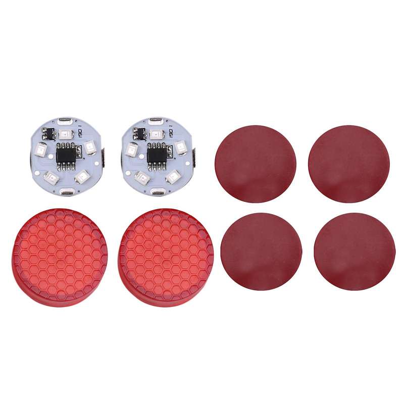 2Pcs Universal Car Door Opening Projector Warning Lights Signal Light Open Door Anti-Collid Red