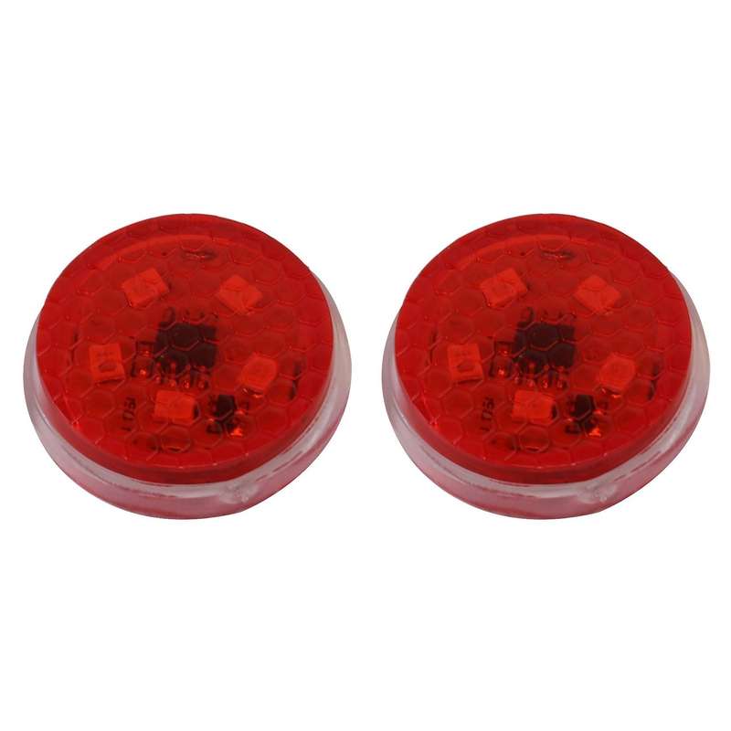 2Pcs Universal Car Door Opening Projector Warning Lights Signal Light Open Door Anti-Collid Red