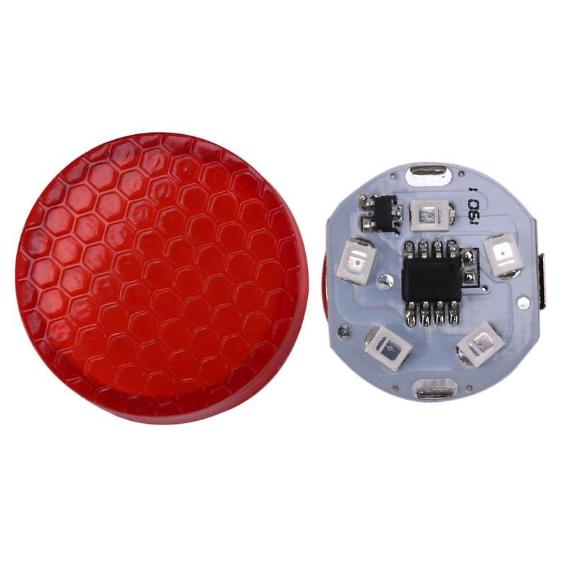 2Pcs Universal Car Door Opening Projector Warning Lights Signal Light Open Door Anti-Collid Red