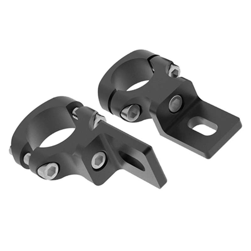 2PCS Universal Handlebar 22mm Motorcycle Headlight Bracket Spotlight Holder Tube Clamp for Cafer Cho
