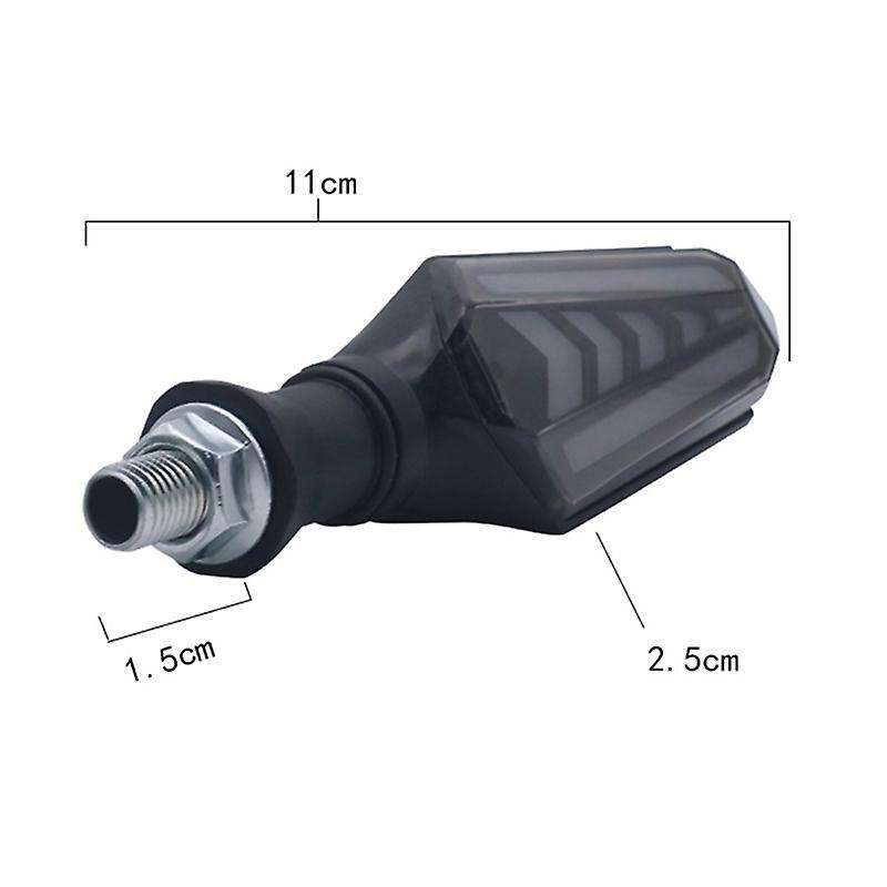 2Pcs Universal Motorcycle Led Turn Signal Lamp Sequential Flowing Flash Indicator Lights Led Blinker