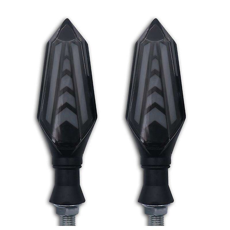 2Pcs Universal Motorcycle Led Turn Signal Lamp Sequential Flowing Flash Indicator Lights Led Blinker