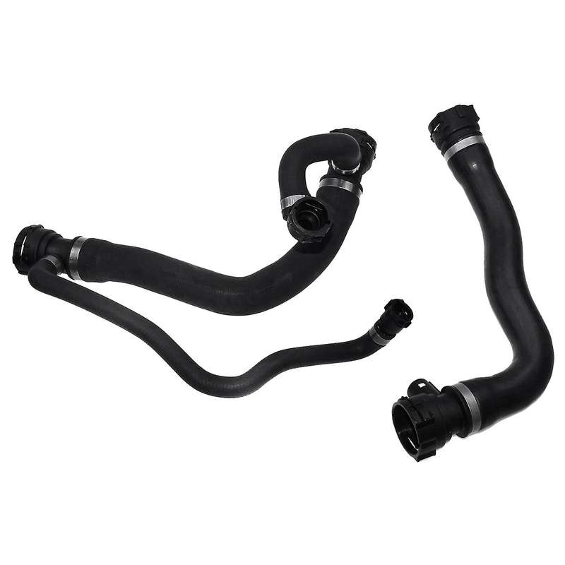 2Pcs Upper & Lower Radiator Coolant Hose for E60 645Ci 545I 4.4L 2004-2005 17127519248 17127508011