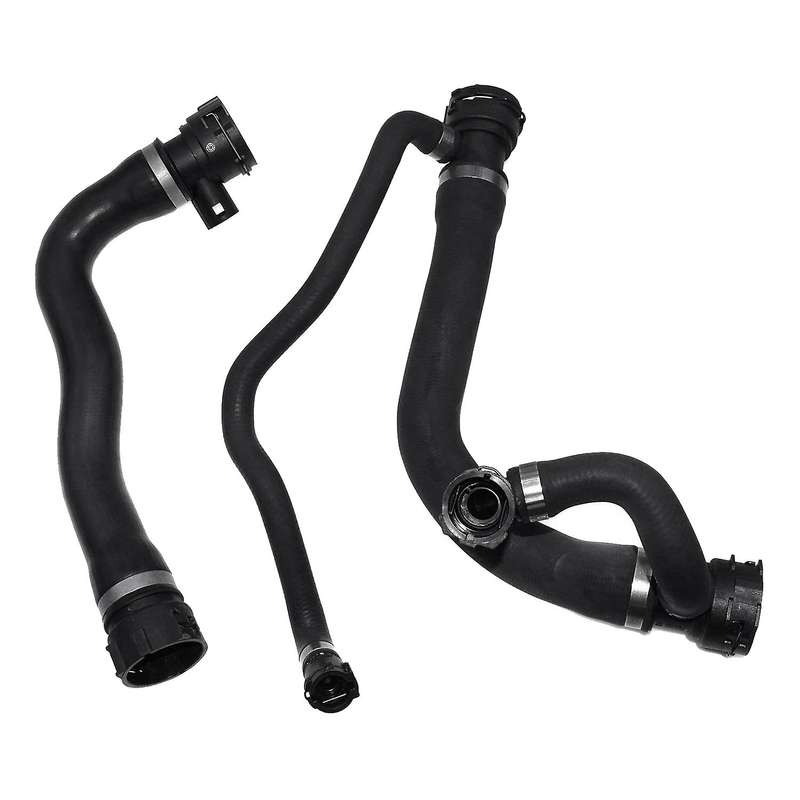 2Pcs Upper & Lower Radiator Coolant Hose for E60 645Ci 545I 4.4L 2004-2005 17127519248 17127508011