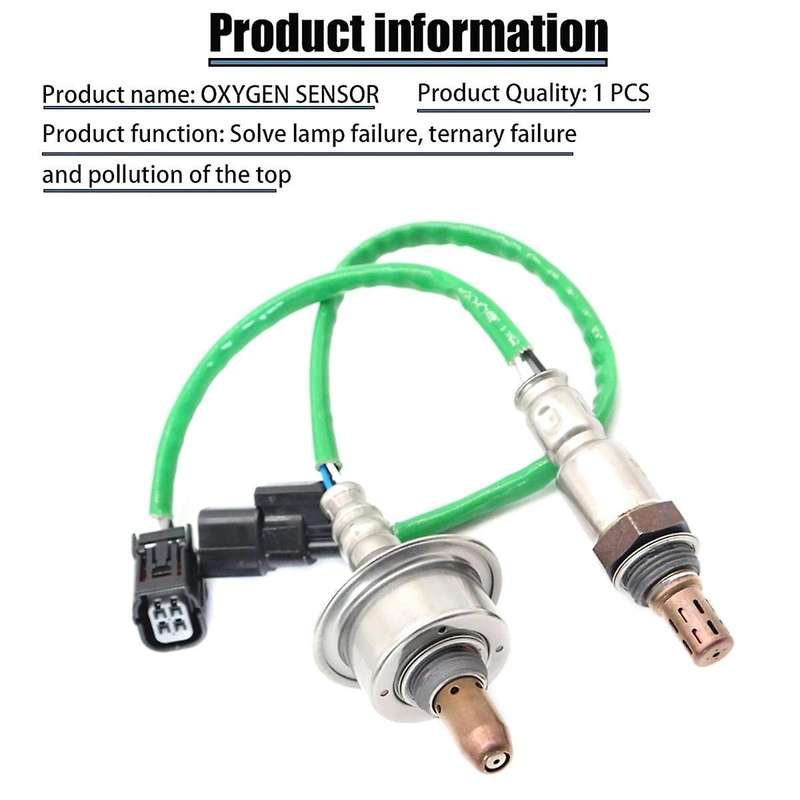 2pcs Up+downstream O2 Oxygen Sensor for Accord 2.4l Tsx 2.4l Exhaust Gas Oxygen Sensor 36531-r40-a01