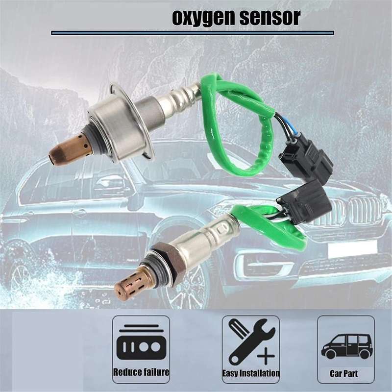 2pcs Up+downstream O2 Oxygen Sensor for Accord 2.4l Tsx 2.4l Exhaust Gas Oxygen Sensor 36531-r40-a01