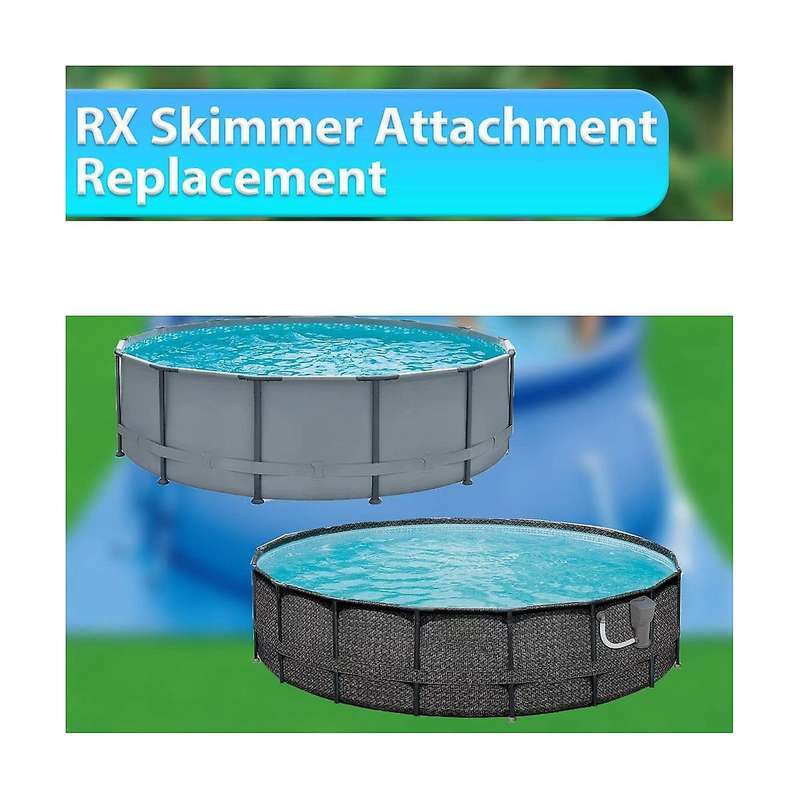 2PCS Vacuum Adapter RP/RX Skimmer Attachment for Above Ground Pools Spas Hot Tubs Swimming Pool Part