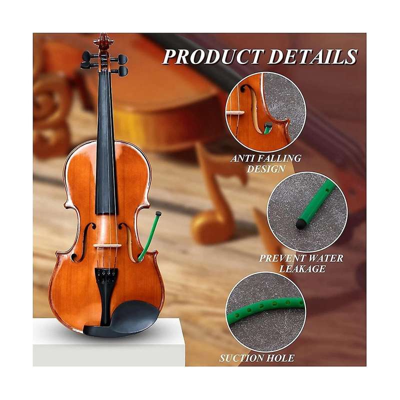2pcs Violin Humidifier Violin Sound Hole Humidifier F Hole Humidifier to Prevent Cracking Fret Ends