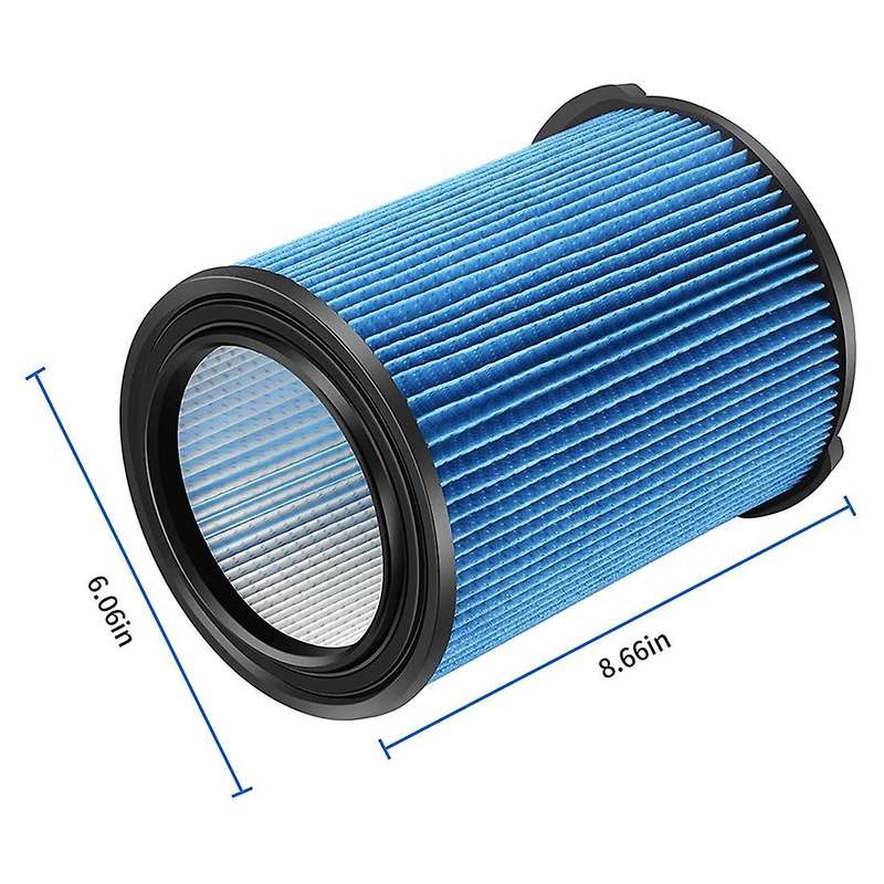 2Pcs VF5000 Replacement Vacuum Filter 3 Layer Pleated with High Efficiency Particle Air Filter Mater