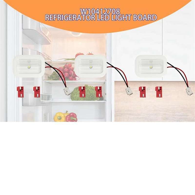 2pcs W10695459 W10843353 W11683243 for Refrigerator Led Light Module Component,Replace W10660728 W10