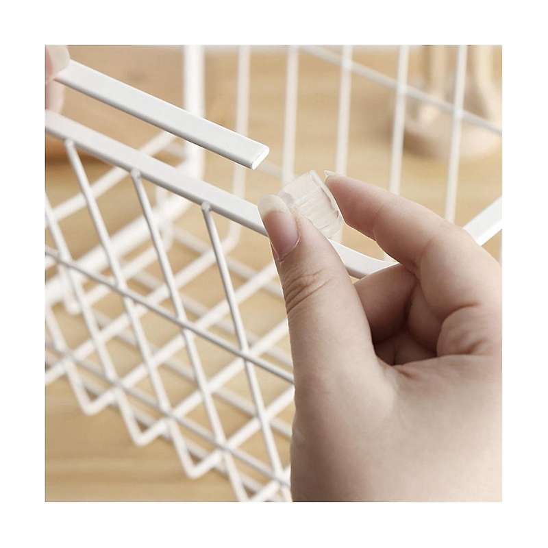 2pcs Wardrobe Storage Rack Hanging Basket Under Clapboard Kitchen Cabinet Shelf Office Desk Storage