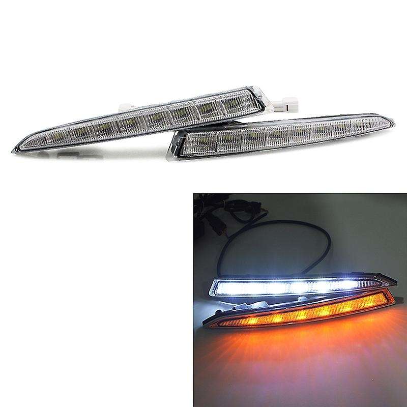 2Pcs Waterproof Car Led Daytime Running Light Drl Daylight Led Car for Kuga Escape 2012 2013 2014 20