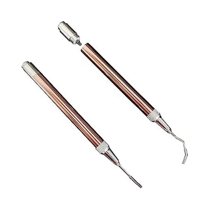 2pcs Weeding Tools for Vinyl - Vinyl Weeding Tool with Light, Weeding Pen Craft Tweezers for Cuttin